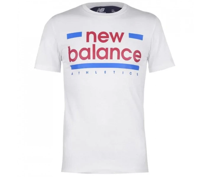 Фото - чоловічу футболку Футболка New Balance Line T-Shirt White M