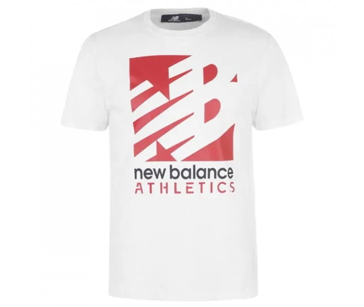 Фото - чоловічу футболку Футболка New Balance Knockout T-Shirt White XXL