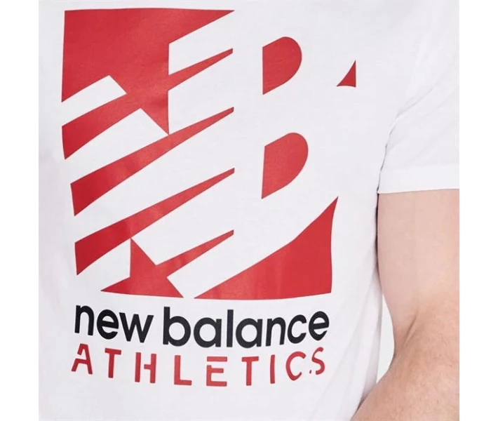 Фото - чоловічу футболку Футболка New Balance Knockout T-Shirt White XXL