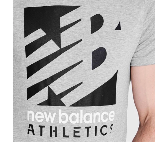 Фото - чоловічу футболку Футболка New Balance Knockout T-Shirt Grey XL