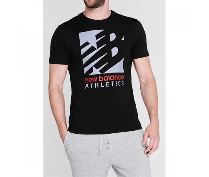 Фото - чоловічу футболку Футболка New Balance Knockout T-Shirt Black L