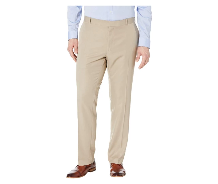Фото - чоловічі штани Штани Perry Ellis Big & Tall Modern Fit Performance Pants Toast 36W 32L