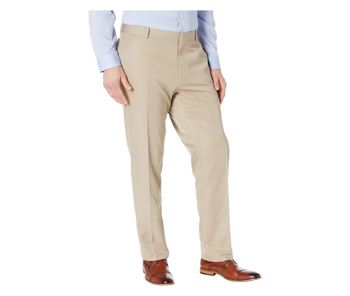 Фото - чоловічі штани Штани Perry Ellis Big & Tall Modern Fit Performance Pants Toast 36W 32L
