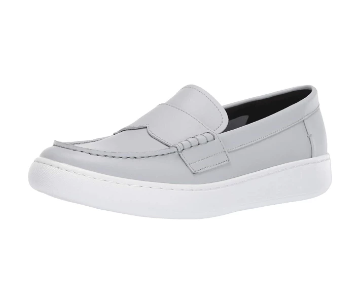 Фото - чоловічу туфлю Туфлі лофери Calvin Klein Fang Blue/Grey Nappa Smooth Calf 42
