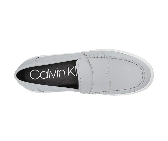 Фото - чоловічу туфлю Туфлі лофери Calvin Klein Fang Blue/Grey Nappa Smooth Calf 42