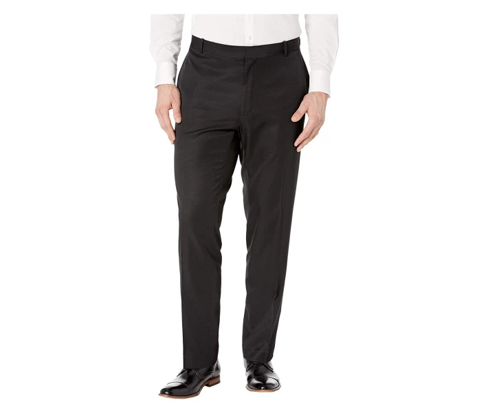 Фото - чоловічі штани Штани Perry Ellis Big & Tall Modern Fit Performance Pants Black 38W 32L
