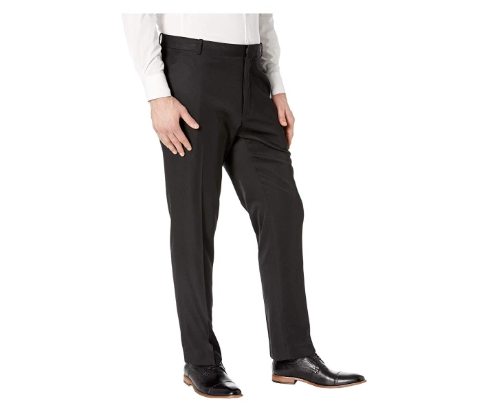 Фото - чоловічі штани Штани Perry Ellis Big & Tall Modern Fit Performance Pants Black 38W 32L