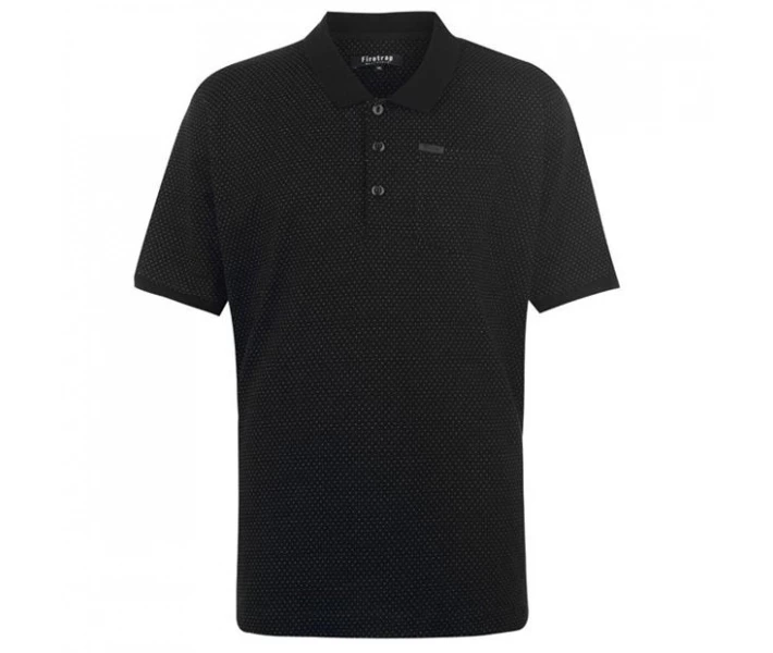Фото - чоловіче поло Поло Firetrap Blackseal XL Pinpoint Black 3XL Tall