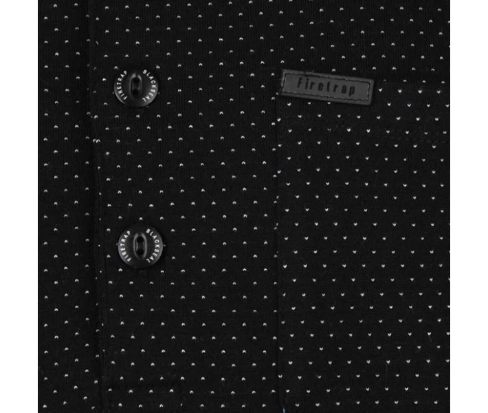 Фото - чоловіче поло Поло Firetrap Blackseal XL Pinpoint Black 3XL Tall