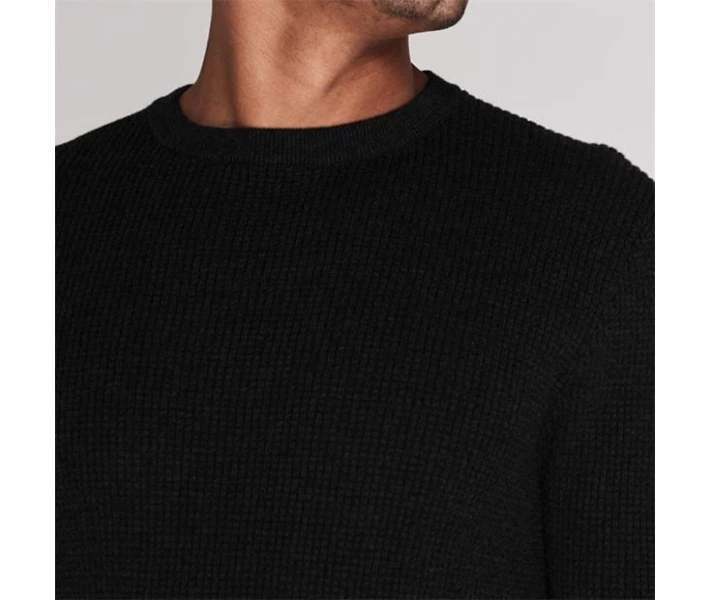 Фото - чоловічий джемпер Джемпер Firetrap Blackseal Waffle Charcoal XS
