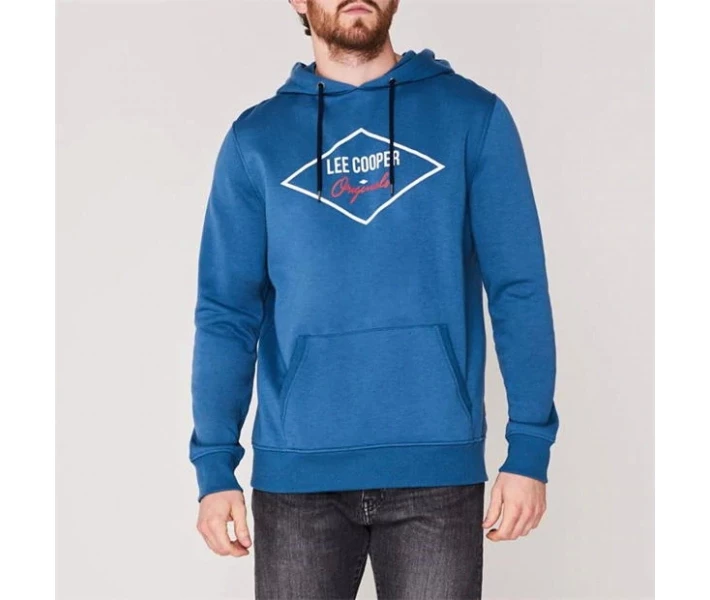 Фото - чоловіче худі Худі Lee Cooper Diamond OTH Vintage Blue L