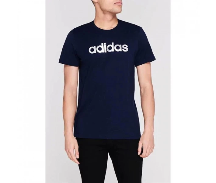 Фото - чоловічу футболку Футболка adidas Linear Foil T-Shirt Navy/Silver L