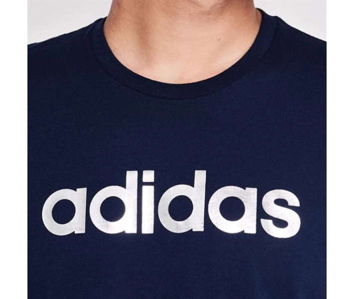 Фото - чоловічу футболку Футболка adidas Linear Foil T-Shirt Navy/Silver L