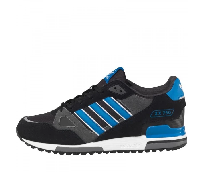 Фото - чоловічий кросівок Кросівки adidas Originals ZX 750 Black/Bluebird/White 42