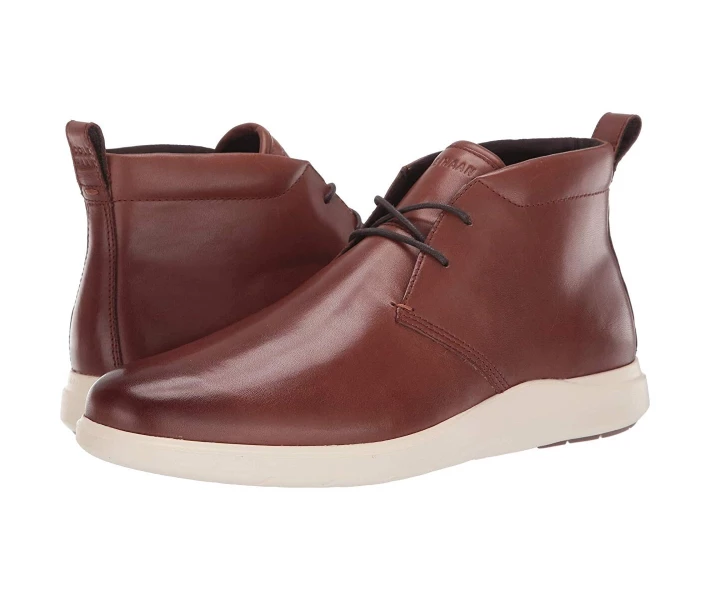 Фото - чоловічий черевик Черевики Cole Haan Grand Plus Essex Wedge Chukka Light Coffee/Ivory 44.5