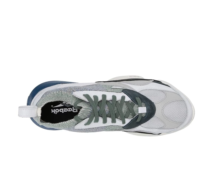Фото - чоловічий кросівок Кросівки Reebok 3D OP. Fractional Chalk/Green/Grey 42.5