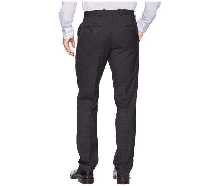 Фото - чоловічі штани Штани Perry Ellis Slim Fit Subtle Heathered Check Dress Pants Charcoal 30W 32L