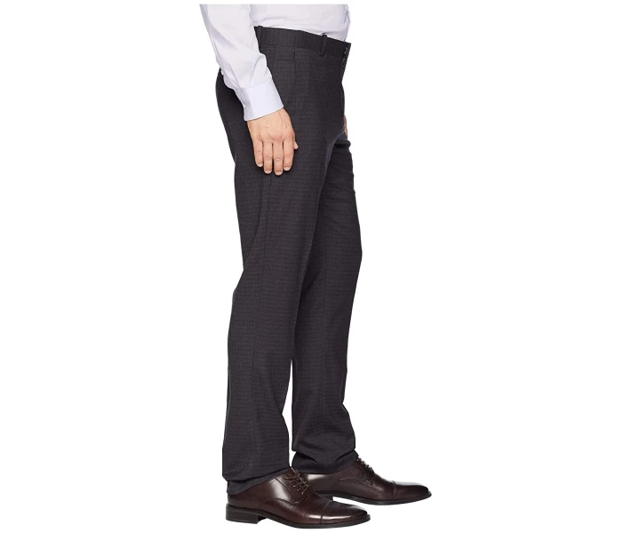 Фото - чоловічі штани Штани Perry Ellis Slim Fit Subtle Heathered Check Dress Pants Charcoal 30W 32L