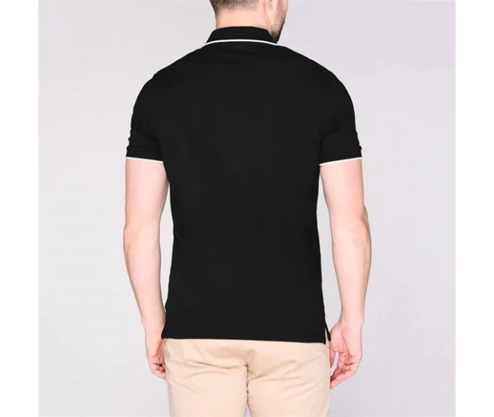 Фото - чоловіче поло Поло Jack and Jones Core Heritage Black 2 XL