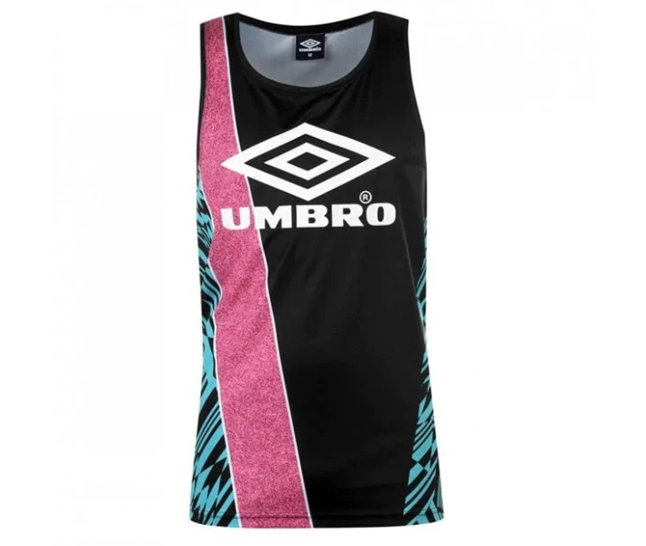 Фото - чоловічу майку Майка Umbro Azteca Vest Black/Ceramic M