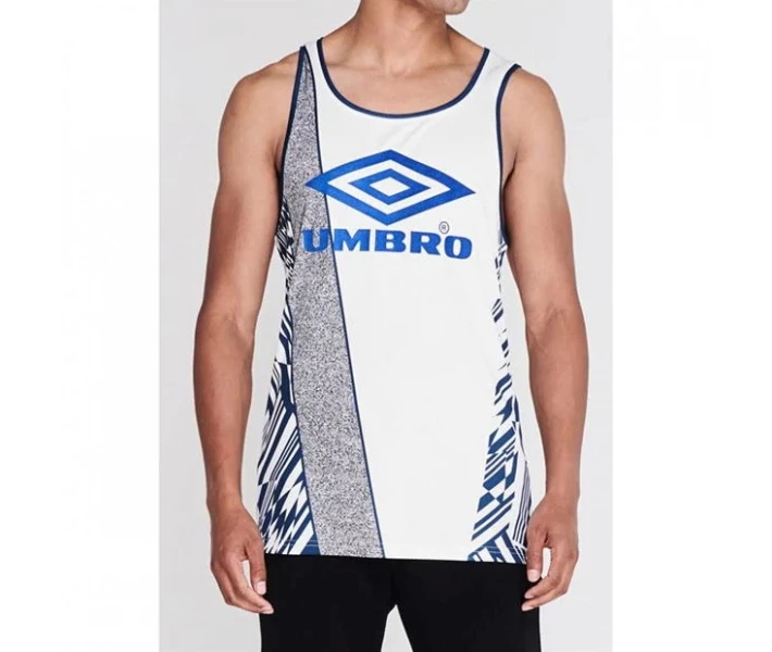 Фото - чоловічу майку Майка Umbro Azteca Vest White/Blue/Surf XL
