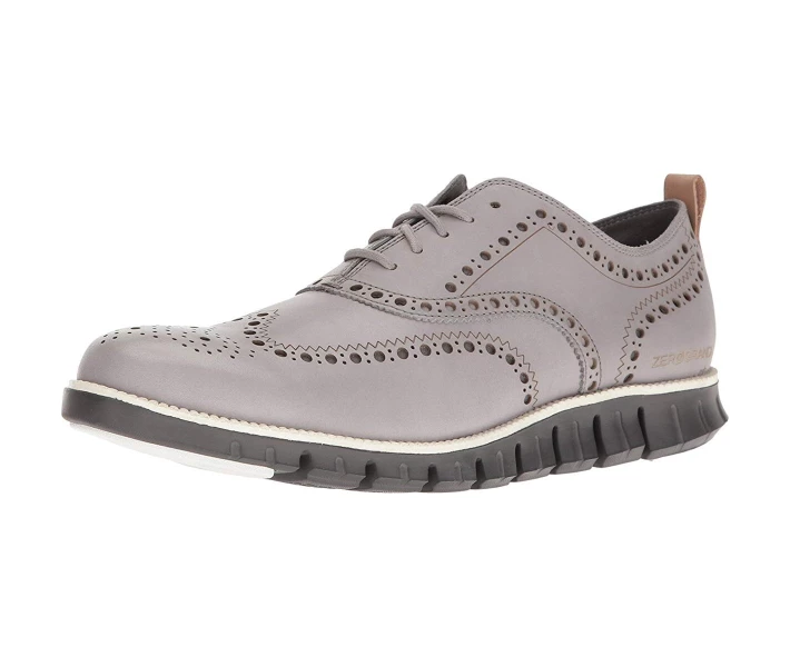 Фото - чоловічу туфлю Туфлі оксфорди Cole Haan ZeroGrand Wing Ox Leather Silver Sconce Leather/Magnet 40.5