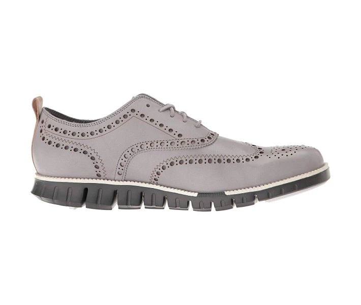Фото - чоловічу туфлю Туфлі оксфорди Cole Haan ZeroGrand Wing Ox Leather Silver Sconce Leather/Magnet 40.5