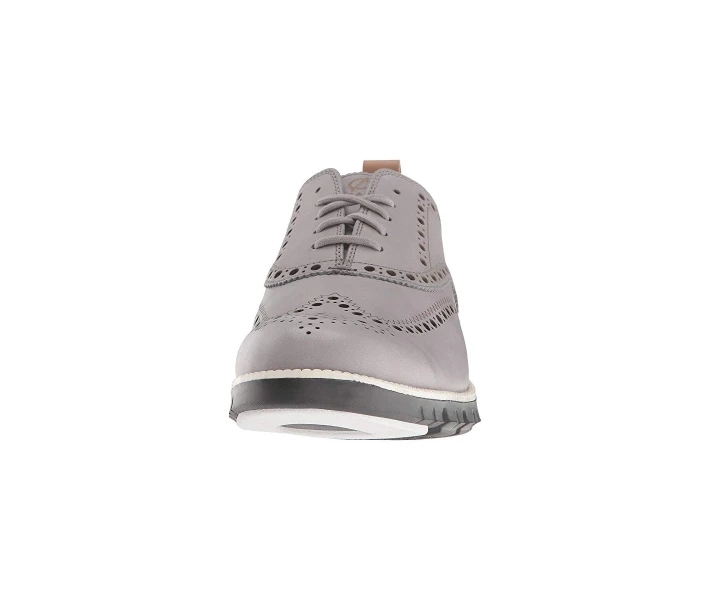 Фото - чоловічу туфлю Туфлі оксфорди Cole Haan ZeroGrand Wing Ox Leather Silver Sconce Leather/Magnet 40.5