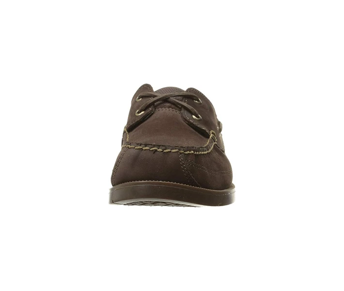 Фото - чоловічий мокасин Мокасини Timberland Piper Cove Leather Boat Shoe Dark Brown Nubuck 43