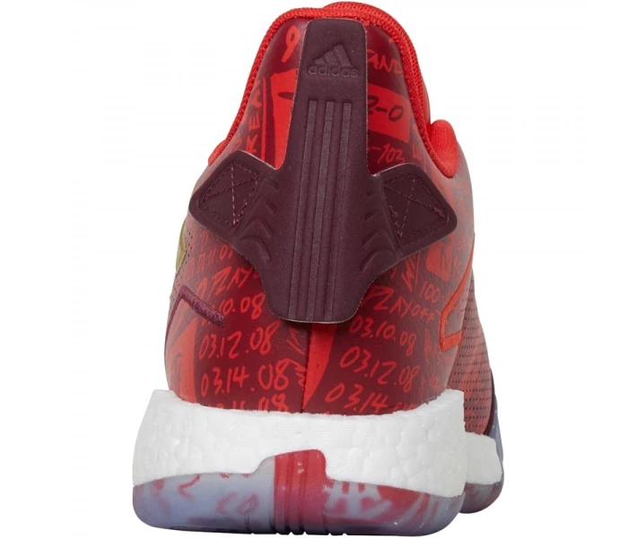 Фото - чоловічий кед Кеди adidas T-Mac Millennium Boost Basketball Collegiate Burgundy/White/Maroon Red 44