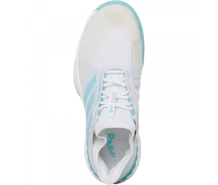 Фото - чоловічий кед Кеди adidas Adizero Ubersonic 3 x Parley Tennis Beige/Blue Spirit/Cloud White White 49.3