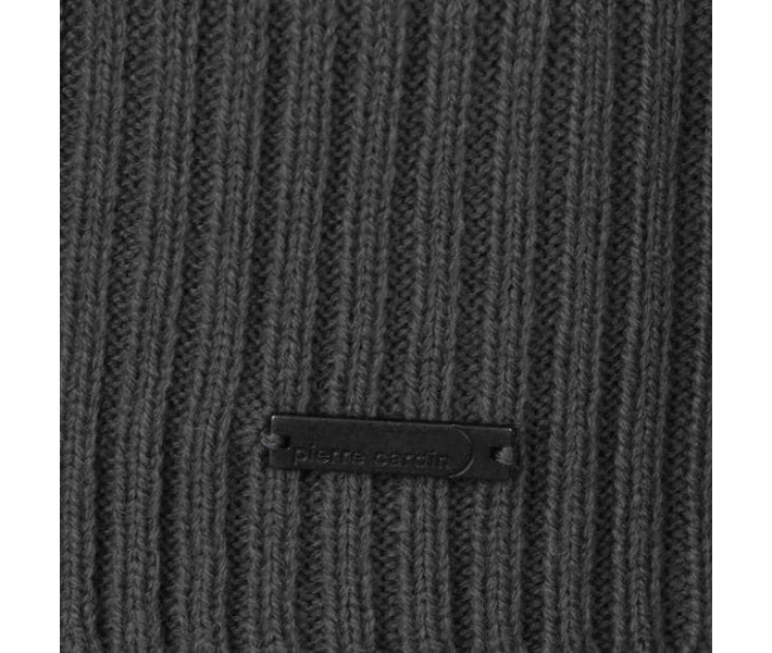 Фото - чоловічий джемпер Джемпер Pierre Cardin Ribbed Crew Knit Charcoal M / Blk XXL