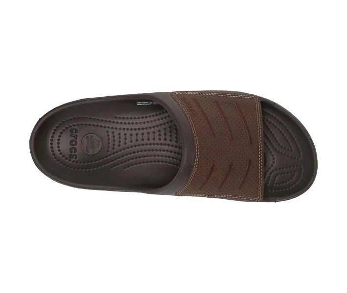 Фото - чоловічу сандалію Сандалії Crocs Bogota Slide Brown 43
