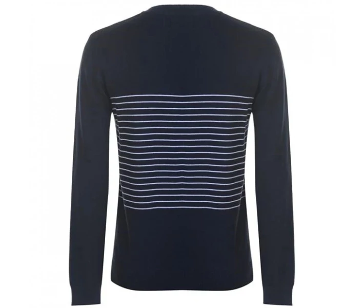 Фото - чоловічий джемпер Джемпер Pierre Cardin Striped Pocket Knit Navy XL