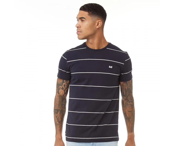 Фото - чоловічу футболку Футболка Weekend Offender Pagoda Printed Stripe Navy/White Stripe Navy XS
