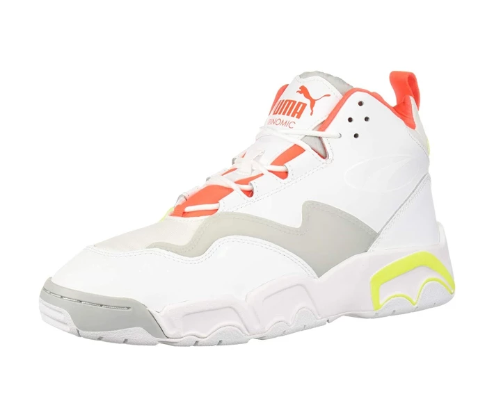 Фото - чоловічий кросівок Кросівки Puma Source Mid Buzzer Puma White/Yellow Alert/High-Rise 37