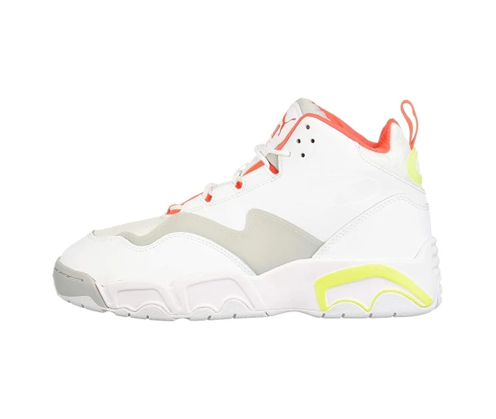 Фото - чоловічий кросівок Кросівки Puma Source Mid Buzzer Puma White/Yellow Alert/High-Rise 37