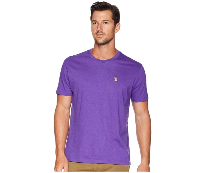 Фото - чоловічу футболку Футболка U.S. POLO ASSN. Crew Neck Small Pony T-Shirt Purple M