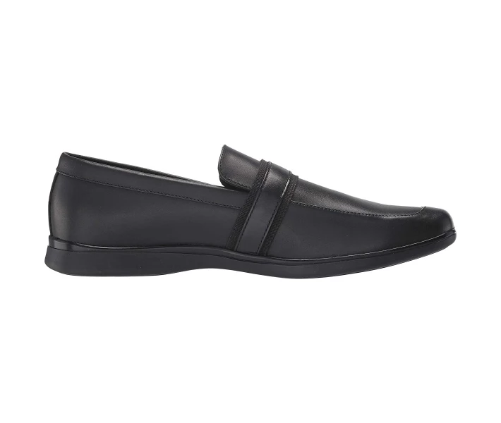 Фото - чоловічу туфлю Туфлі лофери Calvin Klein Josiah Black Crust Leather 41