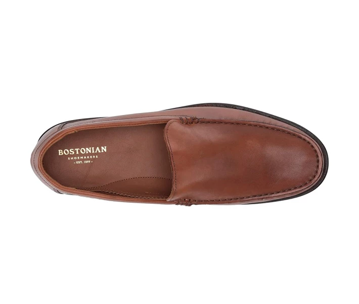 Фото - чоловічу туфлю Туфлі лофери Bostonian Tisbury Loafer Tan Leather 42.5