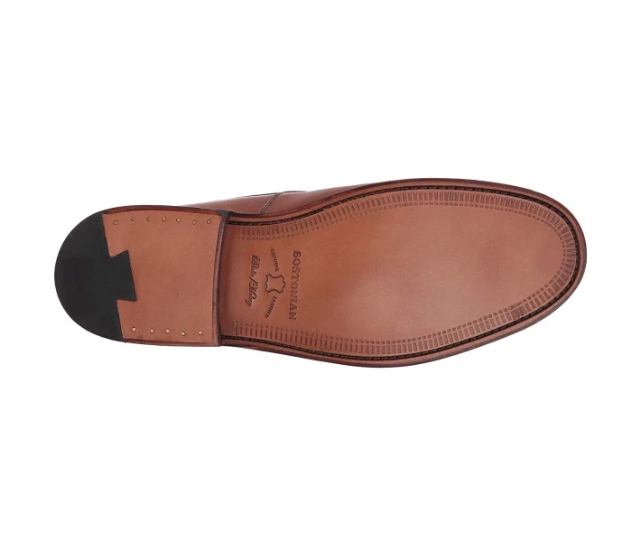 Фото - чоловічу туфлю Туфлі лофери Bostonian Tisbury Loafer Tan Leather 42.5
