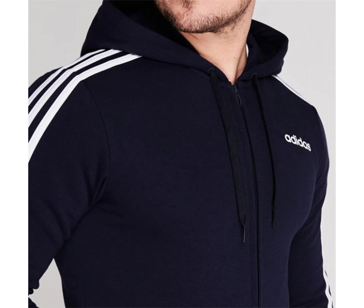 Фото - чоловіче худі Худі adidas 3 Stripes Full Zip Legink / White L