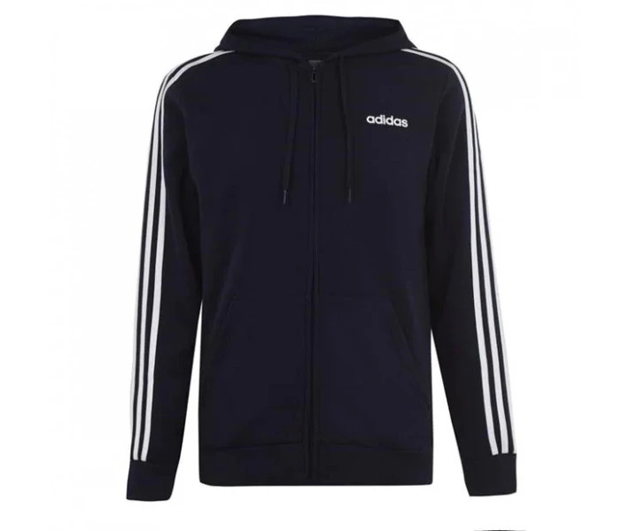 Фото - чоловіче худі Худі adidas 3 Stripes Full Zip Legink / White L