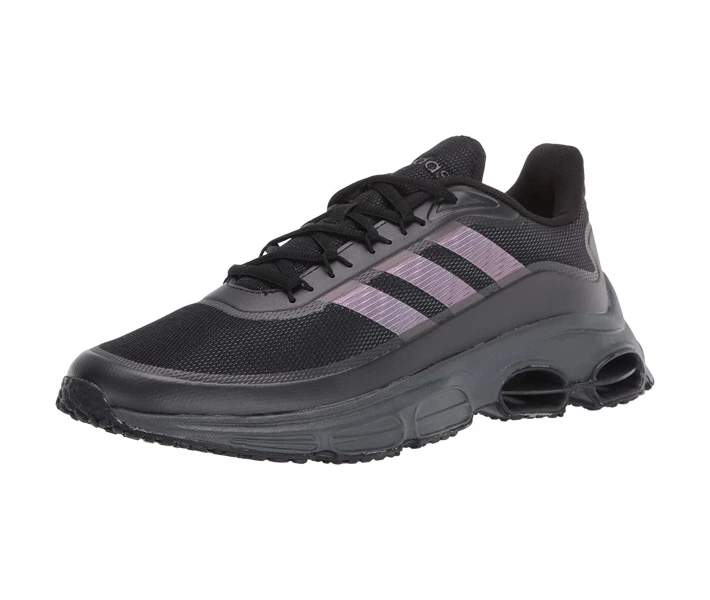Фото - чоловічий кросівок Кросівки Adidas Quadcube Core Black/Core Black/Signal Coral 41.3