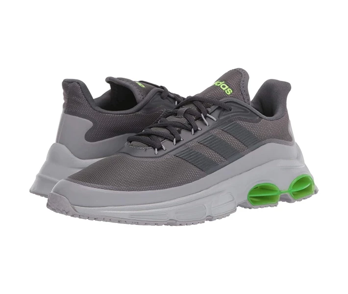 Фото - чоловічий кросівок Кросівки Adidas Quadcube Grey Six/Grey Six/Signal Green 44