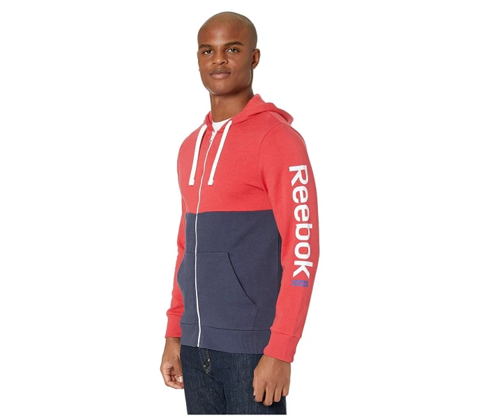 Фото - чоловічу толстовку Толстовка Reebok Training Essentials Full Zip Rebel Red S