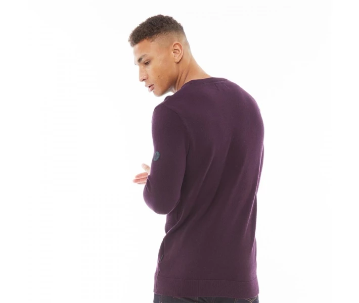 Фото - чоловічий джемпер Джемпер Bewley & Ritch Fleet Neck Burgundy Dark Burgundy L