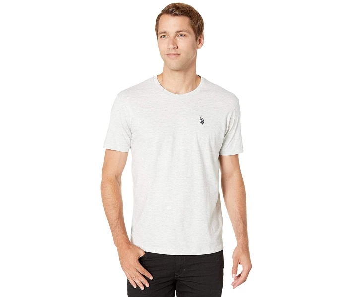 Фото - чоловічу футболку Футболка U.S. POLO ASSN. Crew Neck Small Pony T-Shirt Gray L