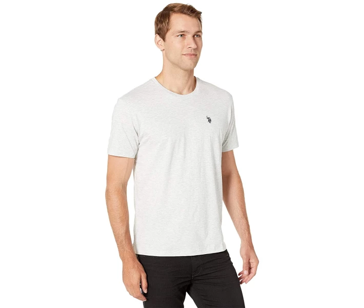 Фото - чоловічу футболку Футболка U.S. POLO ASSN. Crew Neck Small Pony T-Shirt Gray L