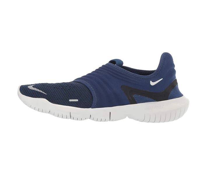 Фото - чоловічий кросівок Кросівки Nike Free RN Flyknit 3.0 Blue Void/Metallic Silver/Black 38.5